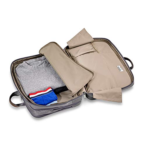 Briggs & Riley @ Work-Brief Briefcase, Gray, Large Expandable