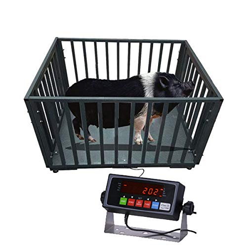 PEC Weigh Bars Beams Load BAR Scale Livestock Scale Kit Vet Animal Scales for Weighing Cattle Cow Pig Goat Hog Horse Llama Alpaca (24″)