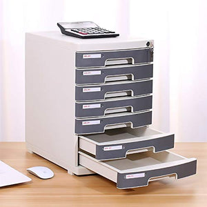 Bxwjg Flat File Cabinet Storage with 7 Drawers and Lock