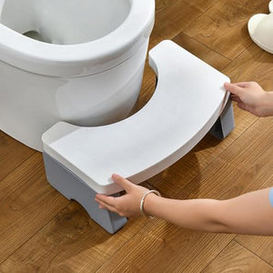 Generic Folding Toilet Stool - Bathroom Potty Step Stool
