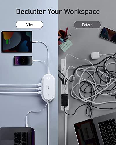 Anker PowerConf S500 Speakerphone (2 Pack) + 647 Charging Station (100W) + 10-in-1 Power Strip