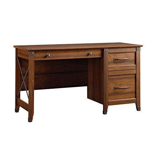 Computer Desk with 3 Drawers Storage Organize Workstation Home Office Furniture Laptop PC Table Study Writing Reading Cherry