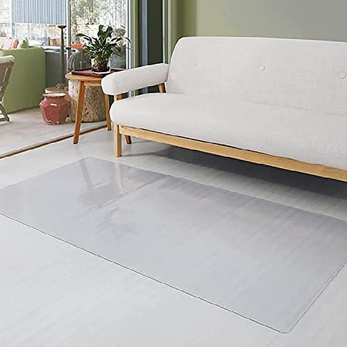 HAIZON Hard-Floor Chair Mats Entrance Floor Runner Protector, HD Transparent Carpet Hallway Hardwood Floors Mat Protect Pad, Door Mats, Floor Mats for Computer Desk - 110x800cm