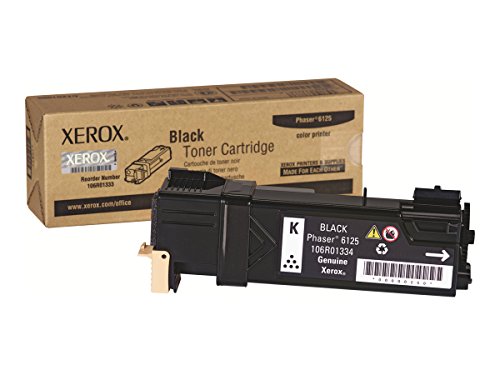Xerox Phaser 6125 Black Standard Capacity Toner Cartridge (2,000 Pages) - 106R01334
