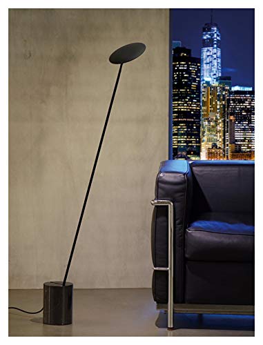 EESHHA Modern LED Marble Floor Lamp 8W (Size: Nero)