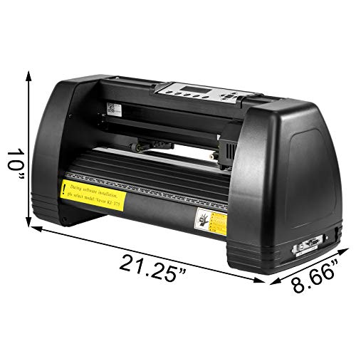 VEVOR Vinyl Cutter 14 Inch Plotter Machine 350mm Paper Feed Vinyl Cutter Plotter Signmaster Software Sign Making Machine (14Inch Style 2)