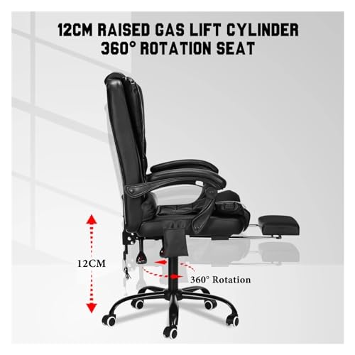 Executive Massage Office Chair with Footrest