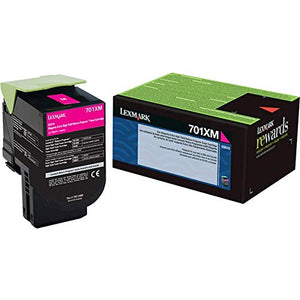 70C1XM0 Extra High-Yield Toner, 4000 Page-Yield, Magenta