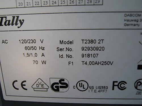 Dascom T2380 Dot Matrix Printer - Monochrome