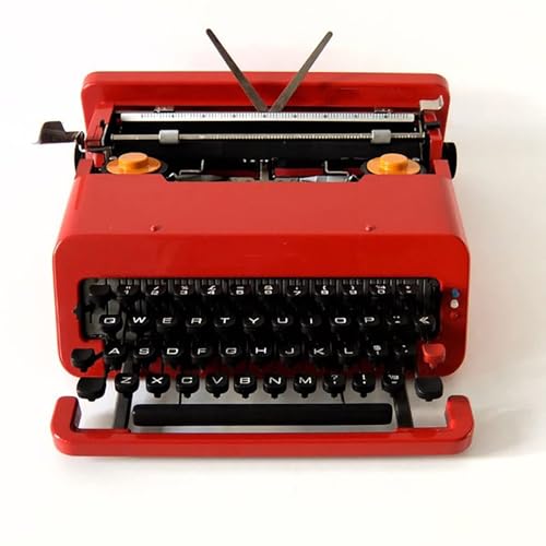CHROX Portable Machinery Typewriter - Retro Handmade Typewriter for Creative Writers