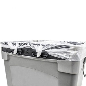 CleanRiver Flex E bin Indoor and Outdoor Sturdy 2-in-1 Waste and Recycling Bin with Backboard FX50B-GY2-R-BE-W-BK, 50 Gallons, Grey