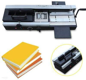 Hot Melt Glue Book Paper Binder Puncher, Hot Melting Glue Binding Machine 1200W for Office Paper