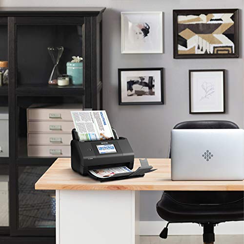 Epson Workforce ES-580W Wireless Color Duplex Desktop Document Scanner (Renewed)