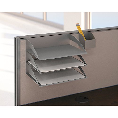 Office in an Hour U Shaped Reception Desk with Storage in Mocha Cherry