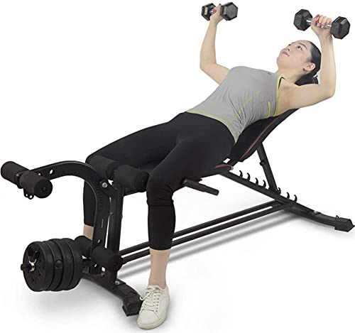 Byakns Men and Women Fitness Gym Weight Bench Press Strength Training Equipment SitUp Board Home Function Abdomen Abdominal Crunches Abdominal Muscle Board Fitness Thin Belly