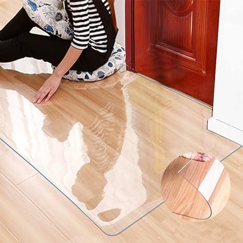 AHAVI Clear Chair Mat for Hard Floors 1.5mm Thick Vinyl Protector - 140X180CM