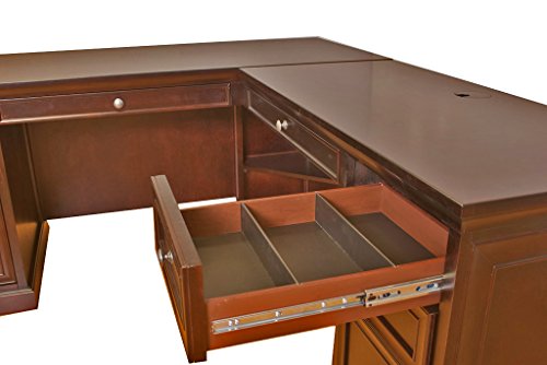 Martin Furniture FL684R; FL684R-R L-Shaped Desk, 68"