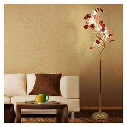EESHHA Crystal Floor Lamp with Ceramics Base - Nero Red 1