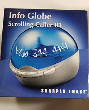 Sharper Image Info Globe Scrolling Caller ID