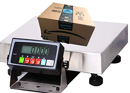 Digital Stainless Steel Platform Postal Shipping Scale 130lbs