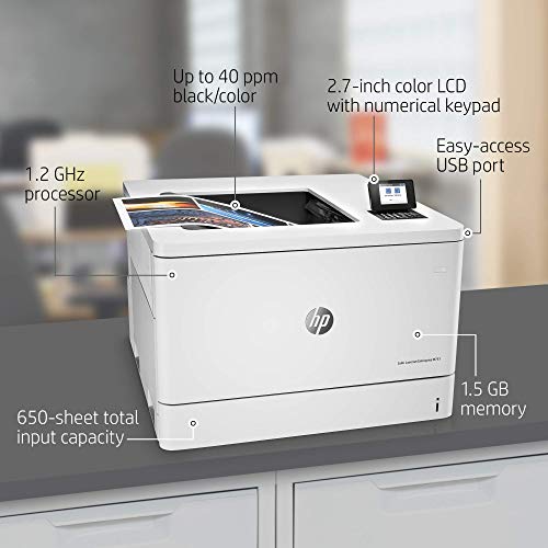 HP Color Laserjet Enterprise M751n Printer with One-Year, Next-Business Day, Onsite Warranty (T3U43A) (Renewed)