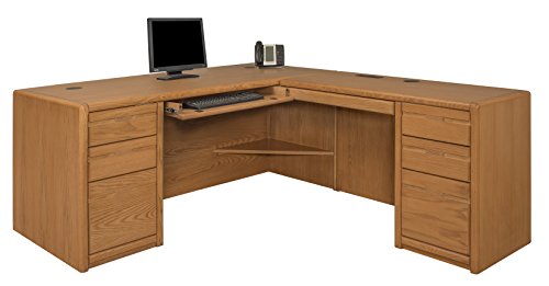 Martin Furniture Contemporary Right L-Shaped Desk & Return Combo