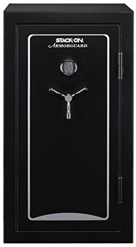 Stack-On A-40-MB-E-S Armorguard 40-Gun Safe with Electronic Lock, Matte Black