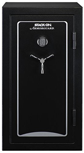 Stack-On A-40-MB-E-S Armorguard 40-Gun Safe with Electronic Lock, Matte Black