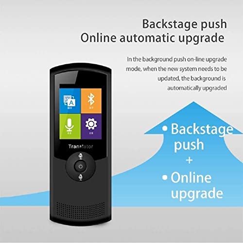 Language Translator Device Two Way Translator 42 Languages Instant Voice Text Photo Translation Black