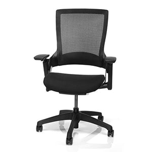 Lorell 59526 Serenity Chair, 43" x 28.4" x 27.5", Black