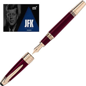Montblanc John F. Kennedy Special Edition Burgundy Fountain Pen - 118051