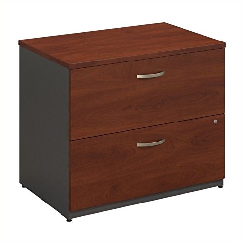 Bush Business Furniture Series C Collection 36W 2Dwr Lateral File in Hansen Cherry