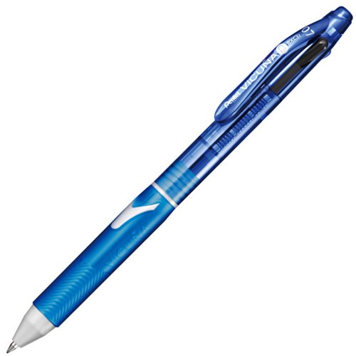 Pentel Ballpoint Pen Vicuna, Fine, Black, Red, Blue, Sky Blue (BXC37S)
