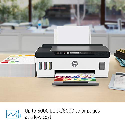 HP Smart-Tank Plus 551 Wireless All-in-One Ink-Tank Printer | up to 2 Years of Ink in Bottles | Mobile Remote Print, Scan, Copy (6HF11A)
