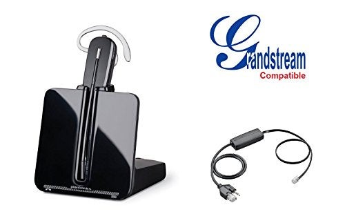 Grandstream Compatible Plantronics VoIP Wireless Headset Bundle for GXP2130, GPX2135, GXP2140, GXP2160, GXP2170, GXP2200, GXV3240, GXV3275