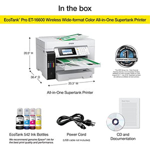 Epson EcoTank Pro ET-16600 Wide-Format All-in-One Inkjet Printer