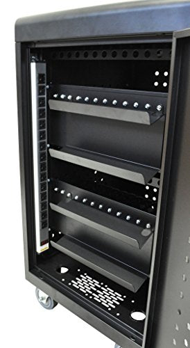 DMD Deluxe Mobile Charging and Storage Cart - Stores up to 30 Devices - Multiple iPad, Tablet, Laptop and Notebook Charging Station/Security Cabinet - Locking Cabinet with Set of Two Keys