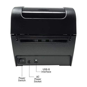 TSC - B07CKVB3C7 DA210 Desktop Direct Thermal Transfer Label Printer - 4.25", 203 dpi - USB 2.0, Black, 11 x 7.6 x 7.2 inches