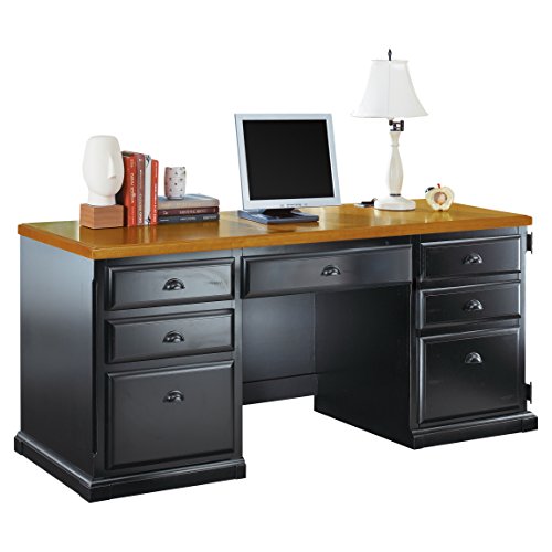 Martin Furniture SO689 kathy ireland Home by Martin Southampton Computer Credenza, Black