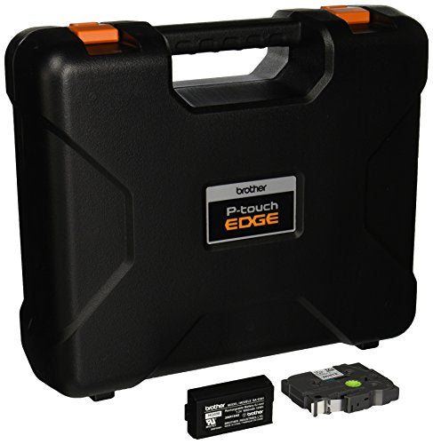 Brother P-Touch-E550W  Hand-Held Labeler (UX0987),Black/orange