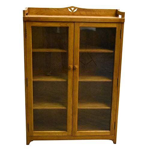 Crafters and Weavers Mission Bookcase/Curio Cabinet - Michael's Cherry