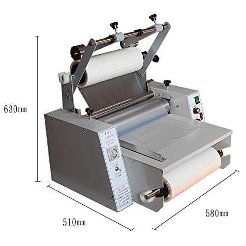 Unknown 14" / 35cm Anti-Curl Hot Roll Laminator Single & Dual Sided A3 Size