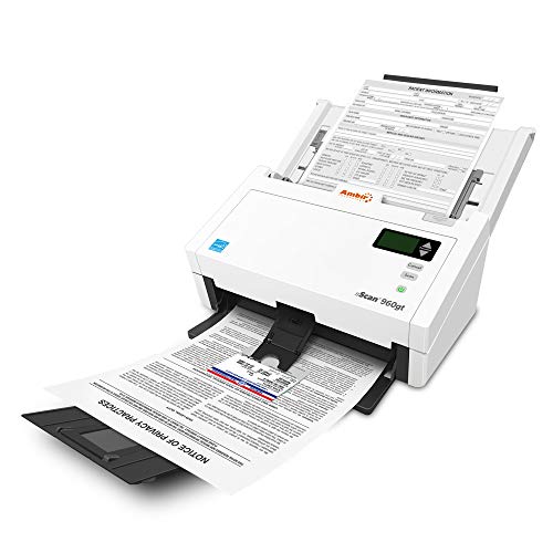 Ambir nScan 960gt High-Speed ADF Scanner with AmbirScan ADF-gt Software (DS960GT-AS)