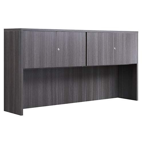 at Work Hutch 71"W Gray Laminate