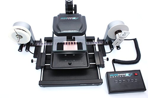 Micro-Image Capture 9M Motorized Microfilm Reader Scanner with 7-54X Lens, Universal Motorized Roll Film, Software & Warranty