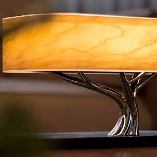 BIN Bedside Lamp Table Lamp Bluetooth Speaker, Wireless Charging,WiFi+Wirelesscharging