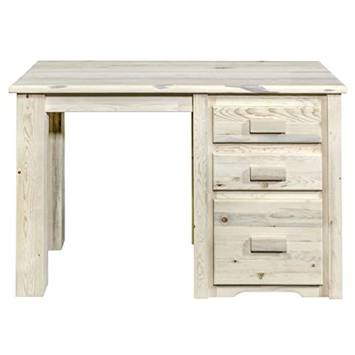 Montana Woodworks Homestead Collection Office Desk - Ready to Finish