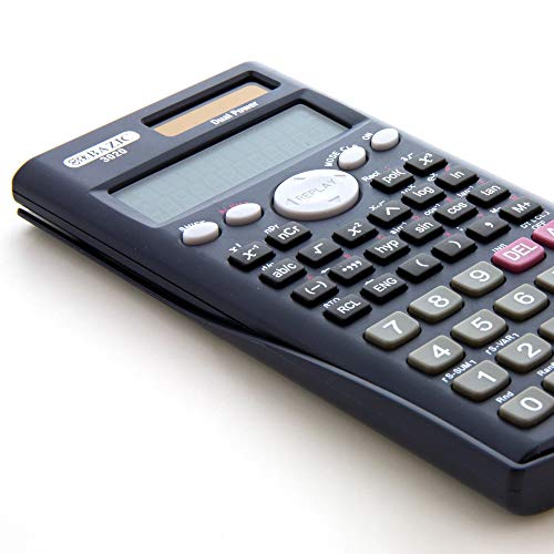 BAZIC Products Scientific Calculator 240 Function w/ Slide-On Case, Engineering Calculators LCD Display, Black - 72-Pack