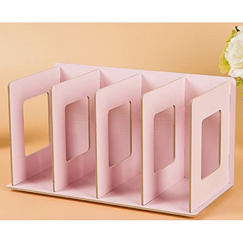 GRETD Bookshelf Storage Rack Multi-Function Stationery Storage Box Assembling Office for School Bookshelf Shelf