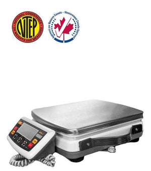 Intelligent APM-30 Portable Bench Shipping Scale, NTEP, Legal For Trade,30 kg/60 lb by 0.01 kg/0.02 lb,Platform size 11"X13",New